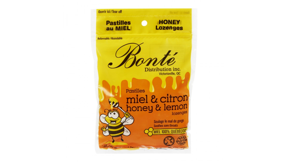 Bonbons miel et citron – Miel & Co